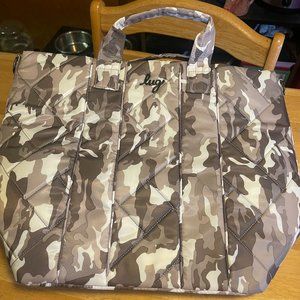 Lug Dory XL tote in Camo Taupe
